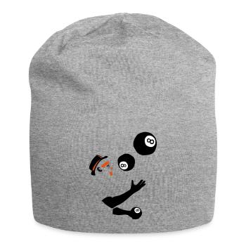 Jongleur Ball Billard 8 - Jersey-Beanie - Grau meliert - Vorne