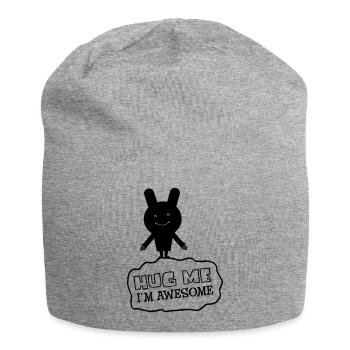Hug Me - I´m Awesome - Bonnet en jersey - gris chiné - Devant