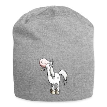 Dreamy Horse - Horses - Pony - Jersey Beanie - heather grey - Front