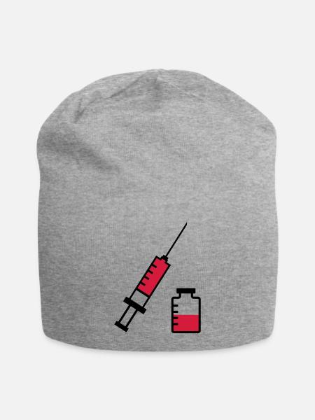 Seringue - Bonnet en jersey - gris chiné