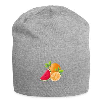 fruits - Bonnet en jersey - gris chiné - Devant
