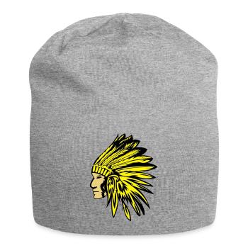 indianer - Jersey-Beanie - Grau meliert - Vorne
