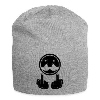 fuck_you_01 - Bonnet en jersey - gris chiné - Devant
