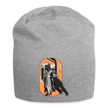 Métro de Tokyo - Bonnet en jersey - gris chiné - Devant