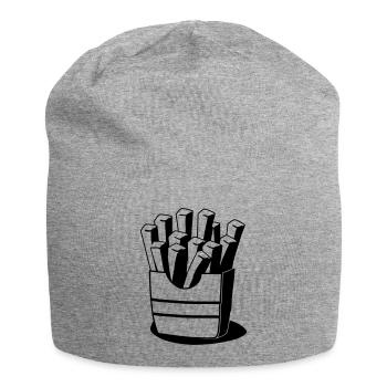Fast-Food-Französisch frites - Bonnet en jersey - gris chiné - Devant