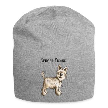 Berger Picard - Chien- Cadeau - Bonnet en jersey - gris chiné - Devant