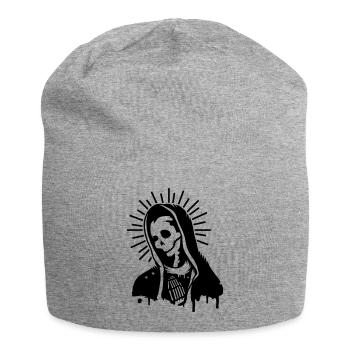 2192215 113811720 La Vierge prie - Bonnet en jersey - gris chiné - Devant