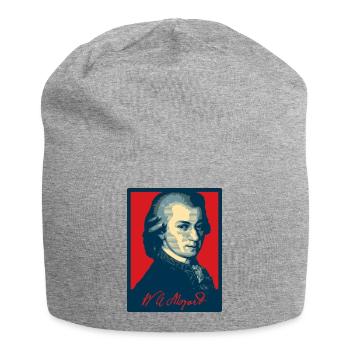 Wolfgang Amadeus Mozart - Jersey Beanie - heather grey - Front