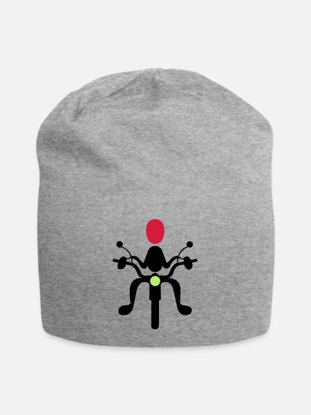 motorcyclist - Jersey Beanie - heather grey