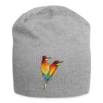 Bee-eaters Birds Bird of paradise - Jersey Beanie - heather grey - Front