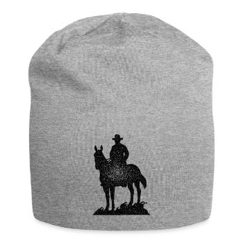 Cowboy - Jersey-Beanie - Grau meliert - Vorne