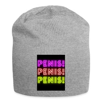 PENIS Party Neon - Jersey-Beanie - Grau meliert - Vorne