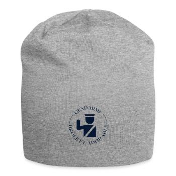 GENDARME DRÔLE ET ADORABLE - Bonnet en jersey - gris chiné - Devant