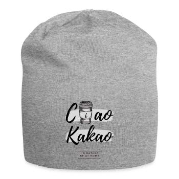 Ciao Kakao - Jersey-Beanie - Grau meliert - Vorne