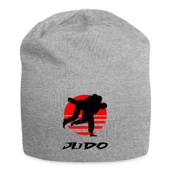 JUDO - Bonnet en jersey - gris chiné - Devant