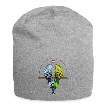 Pride Month | Perruque paire sur balançoire - Bonnet en jersey - gris chiné - Devant