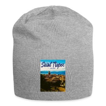 Saint-Tropez Côte d’Azur Côtière - Bonnet en jersey - gris chiné - Devant