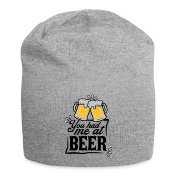Persuades beer saying - Jersey Beanie - heather grey - Front