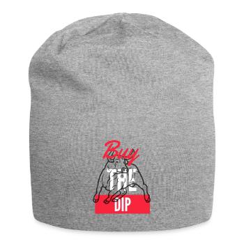 Buy The Dip 1 - Jersey-Beanie - Grau meliert - Vorne