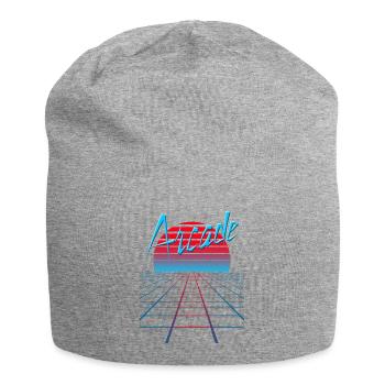 NERDY forever - Arcade - Jersey-Beanie - Grau meliert - Vorne