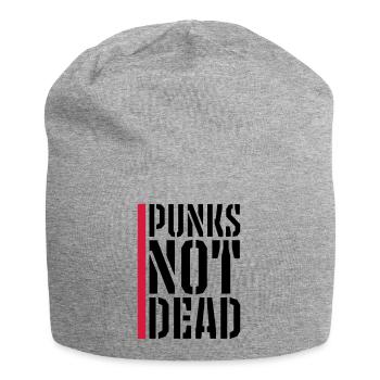 punks not dead Zitat - Jersey-Beanie - Grau meliert - Vorne