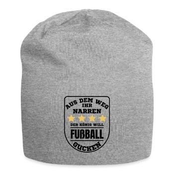 Football Football funny saying Germany - Jersey Beanie - heather grey - Front