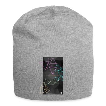 Triangle - Jersey Beanie - heather grey - Front