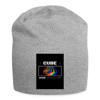 Cube - Jersey-Beanie - Grau meliert - Vorne