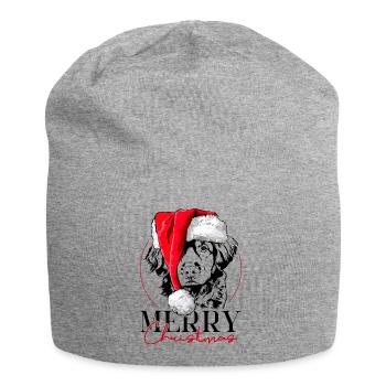RETRIEVER DE PÉAGE DE CANARD DE LA NOUVELLE-ÉCOSSE Joyeux Noël - Bonnet en jersey - gris chiné - Devant