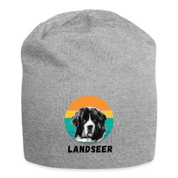 Landseer Dog, Newfoundland, Rescue Dog - Jersey Beanie - heather grey - Front