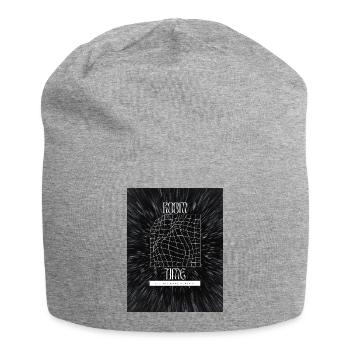 Espace et temps - Bonnet en jersey - gris chiné - Devant