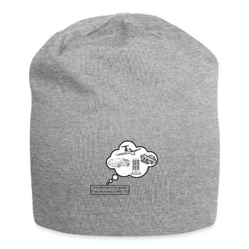 How big would you dream? - Jersey-Beanie - Grau meliert - Vorne