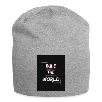 Gouverner le monde - Bonnet en jersey - gris chiné - Devant
