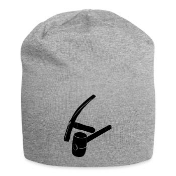 Marteau en caoutchouc et marteau de rue pour pavé - Bonnet en jersey - gris chiné - Devant