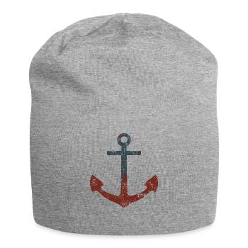 Anchor - Jersey Beanie - heather grey - Front