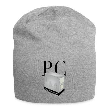 mon PC ma religion - Bonnet en jersey - gris chiné - Devant