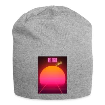 AMBIANCE RÉTRO - Bonnet en jersey - gris chiné - Devant