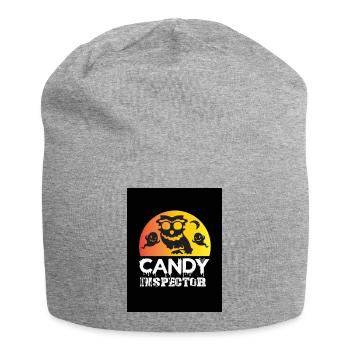Candy Inspector - Jersey Beanie - heather grey - Front