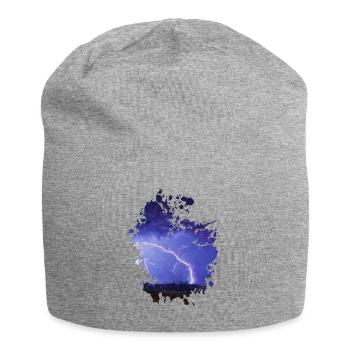 Blitz - Jersey-Beanie - Grau meliert - Vorne