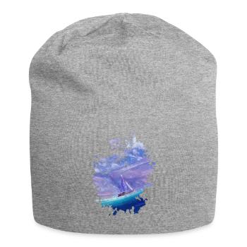 Boot - Jersey-Beanie - Grau meliert - Vorne