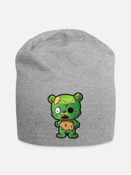 Zombi Bear - Jersey-Beanie - Grau meliert