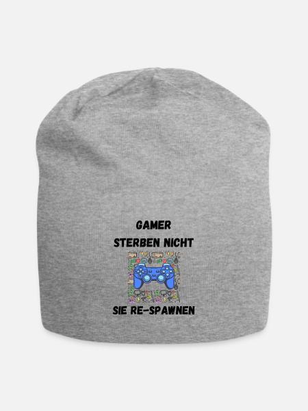 Gaming - Jersey-Beanie - Grau meliert