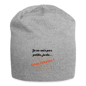 Pour vous qui voulez être remarquées ! - Bonnet en jersey - gris chiné - Devant