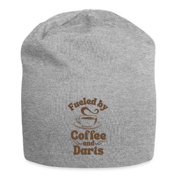 Coffee Darts lover - Jersey Beanie - heather grey - Front