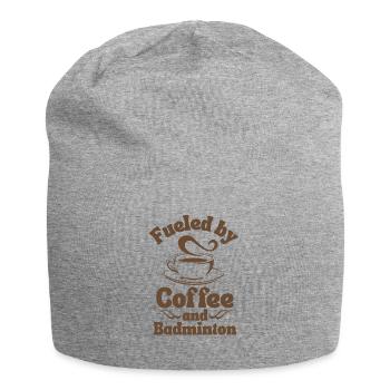 Coffee Badminton lover - Jersey Beanie - heather grey - Front