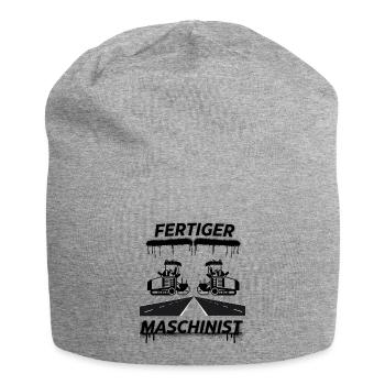 Fertiger Maschinist - Jersey-Beanie - Grau meliert - Vorne