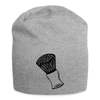 Shaving brush - Jersey Beanie - heather grey - Front