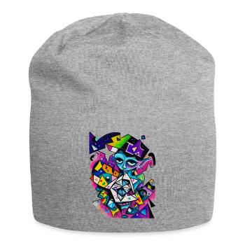 Graffiti - Bonnet en jersey - gris chiné - Devant