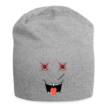 Spooky Halloween Design - Jersey Beanie - heather grey - Front