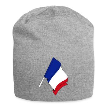 Flag: France - Jersey Beanie - heather grey - Front